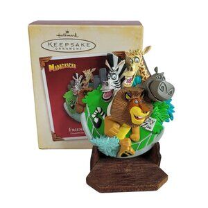 Hallmark Keepsake Madagascar Ornament Friends at Large Christmas 2005 Dreamworks